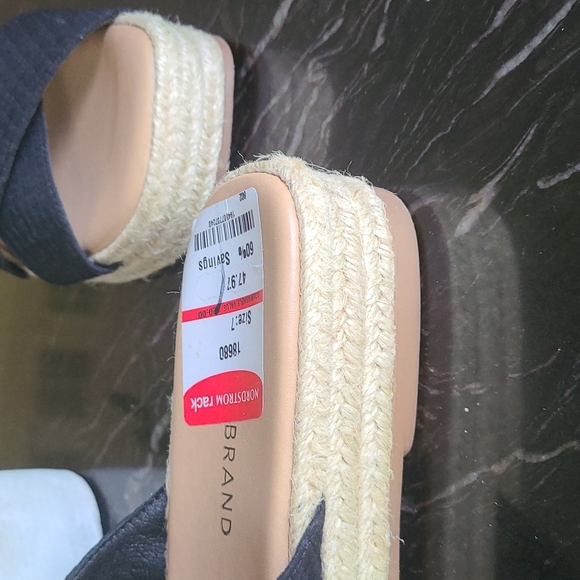 New from Nordstrom Lucky Brand Gayte Jute Platform Sandals - Picture 4 of 7